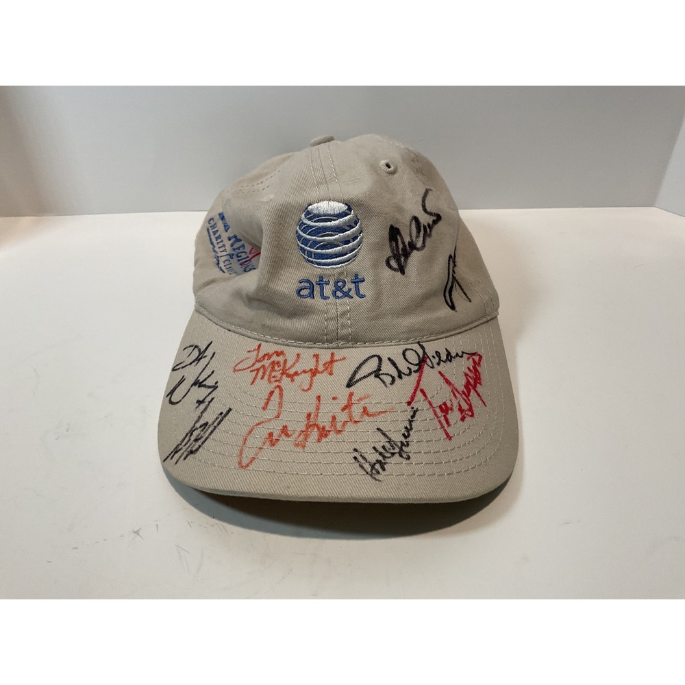 AT&T Regions Charity Classic Autographed Baseball‎ Cap Khaki The Game